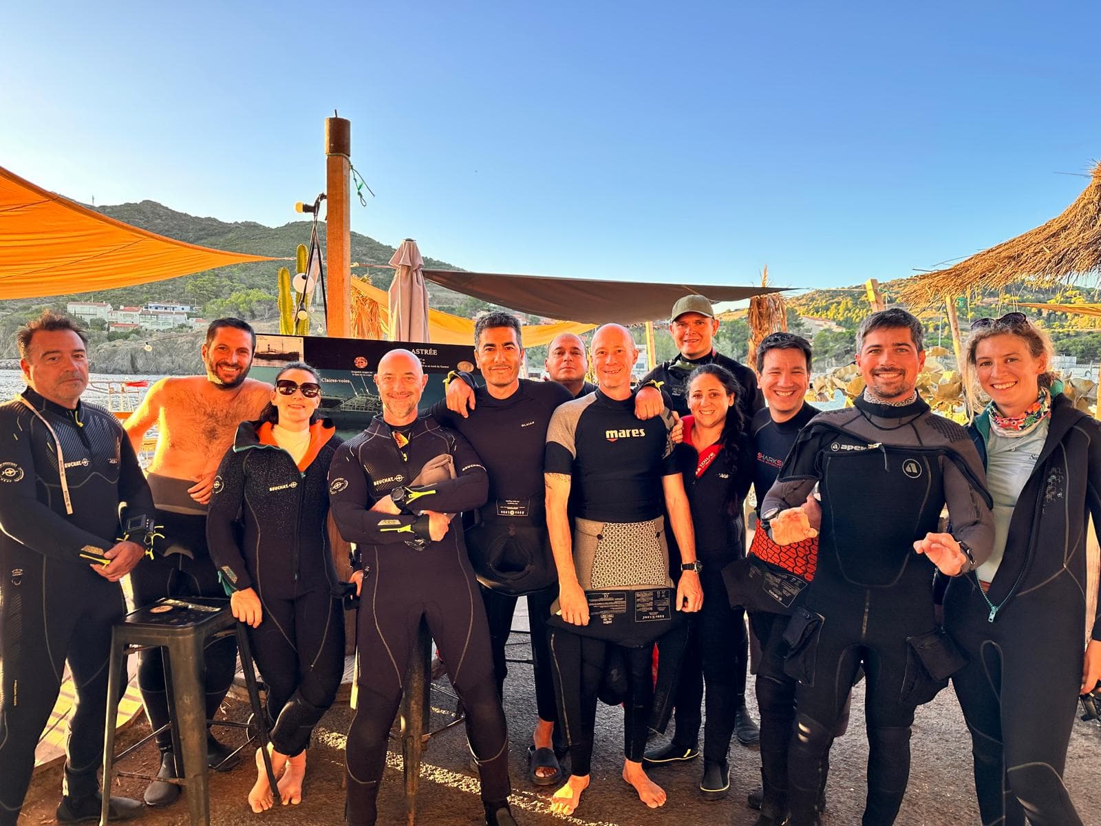 Départ en sortie sur le bateau du club